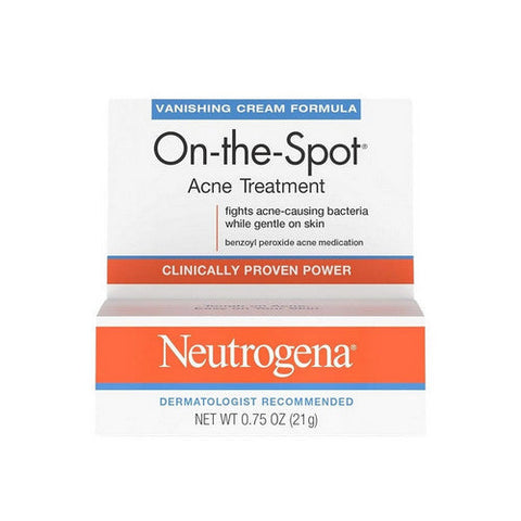 Neutrogena, On-The-Spot Acne Treatment Vanishing Cream Formula, 0.75 oz Neutrogena