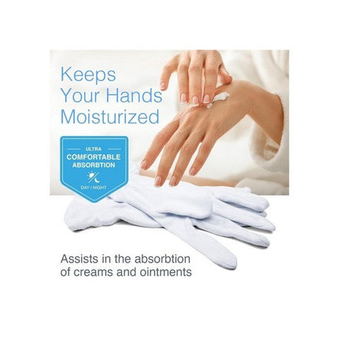 Cara, Cotton Gloves Large, 1 Pair Cara