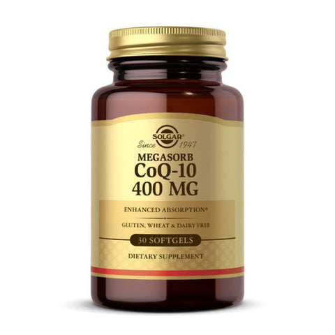 Solgar, Megasorb CoQ-10, 400 mg, 30 S Gels Solgar