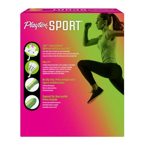 Playtex, Sport Plastic Applicator Tampons Regular, 18 Count Playtex