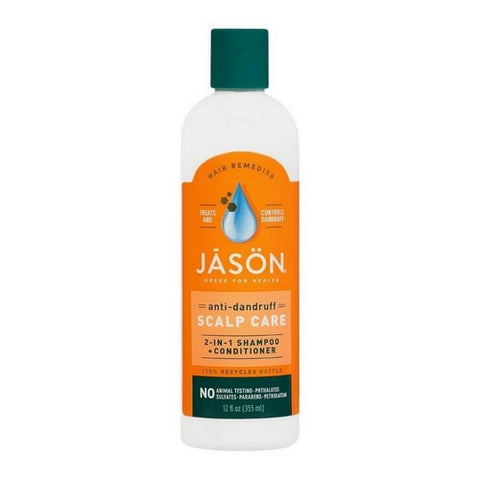 Jason Natural Products, Dandruff Relief 2 in1 Shampoo Plus Conditioner, 12 OZ Jason Natural Products