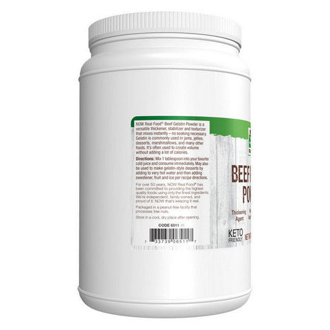 Now Foods, Beef Gelatin Powder, 4 Lbs Now Foods