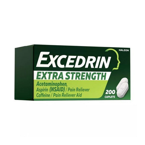 Extra Strength Pain Relief Caplets 200 Count  by Excedrin