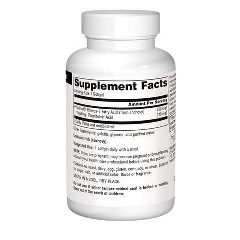 Source Naturals, Provinal Omega-7, 30 Softgel Source Naturals
