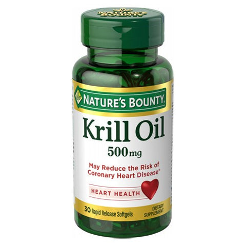 Red Krill Oil 30 Softgels by Nature's Bounty