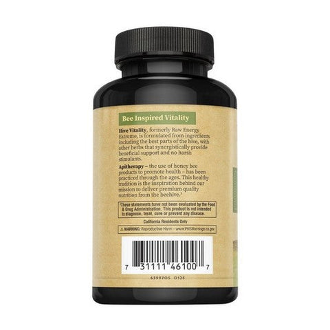 Honey Gardens, Raw Energy Extreme, 720 Mg, 100 Caps Honey Gardens