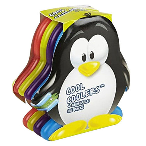 Fit & Fresh, Cool Coolers Peunguin Ice Pack, 1 Set (4-Pieces Set) Fit & Fresh
