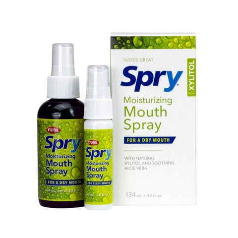 Xlear Inc, Spry Moisturizing Mouth Spray With Xylitol For Dry Mouth, 134 Ml  / 4.5 Oz Xlear Inc