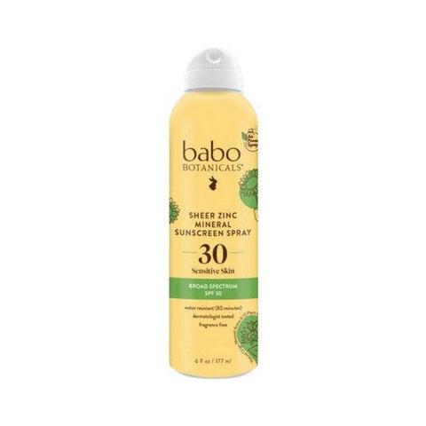 Babo Botanicals, Sheer Zinc Sunscreen, 6 oz Babo Botanicals