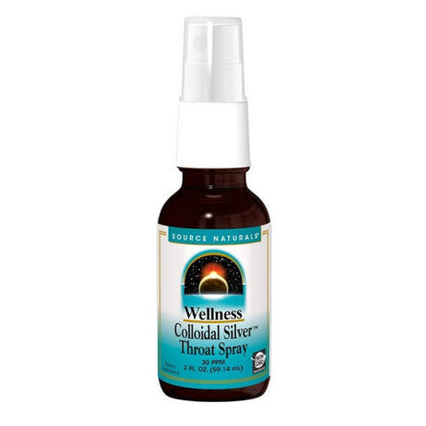 Source Naturals, Wellness Colloidal Silver Throat Spray, 30 Ppm, 2 Oz Source Naturals
