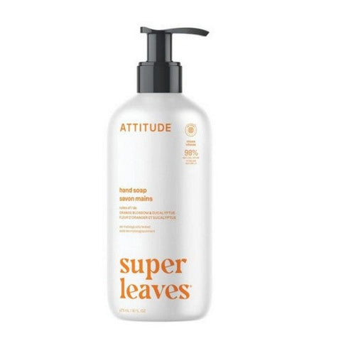 Attitude, Super Leaves Hand Soap Orange Leaves, 16 Oz Attitude