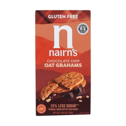 Nairns, Gluten Free Oat Grahams Chocolate Chip, 5.64 Oz Nairns