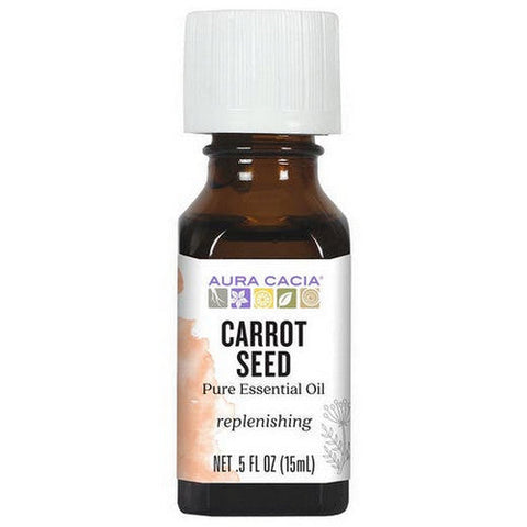 Aura Cacia, Essential Oil Carrot Seed, (daucus carota) 0.5 Fl Oz Aura Cacia