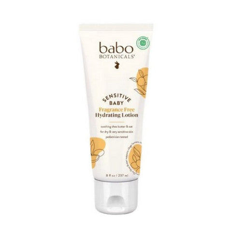 Babo Botanicals, Sensitive Baby Hydrating Lotion Fragrance Free, 8 Oz Babo Botanicals