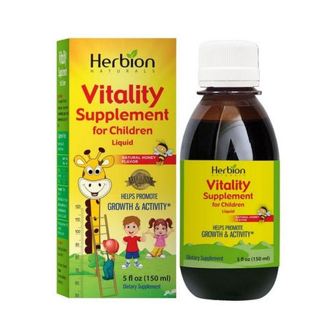 Herbion Naturals, Vitality Supplement For Children With Natural Honey, 5 Oz