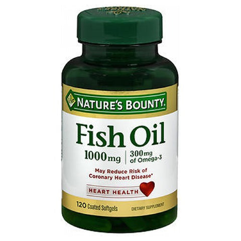 Fish Oil Of Omega-3 Coated Softgels 24 X 120 Softgels by Nature's Bounty