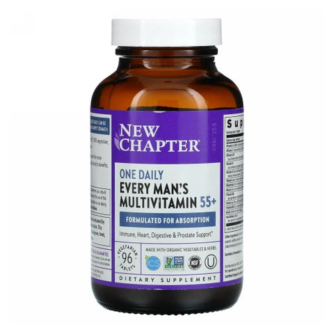 Every Man's One Daily 55 Plus Men's Multivitamin 96 Tabs by New Chapter