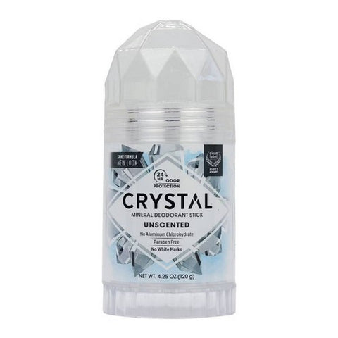 Crystal, Mineral Deodorant Stick Unscented, 4.25 Oz Crystal