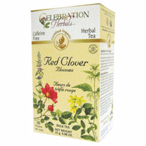 Celebration Herbals, Organic Red Clover Blossoms Tea, 25 grams Celebration Herbals