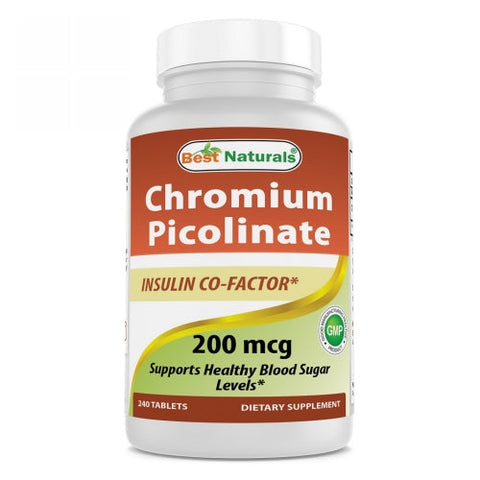 Best Naturals, Chromium Picolinate, 200 Mcg, 240 Tabs Best Naturals