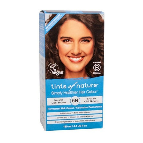 Tints of Nature, Permanent Hair Colour 5N Natural Light Brown, 4.4 Oz Tints of Nature
