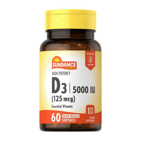 High Potency Vitamin D3 60 Tabs by Sundance