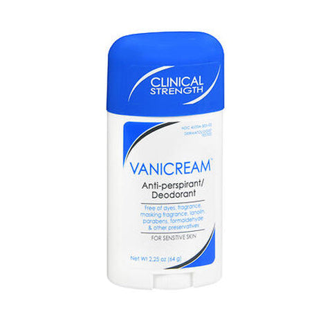 Vanicream, Anti-Perspirant Deodorant For Sensitive Skin Clinical Strength, 2.25 Oz Vanicream