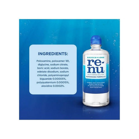 Bausch + Lomb, Renu Multi Purpose Solution Advanced Formula, 4 Oz Bausch + Lomb