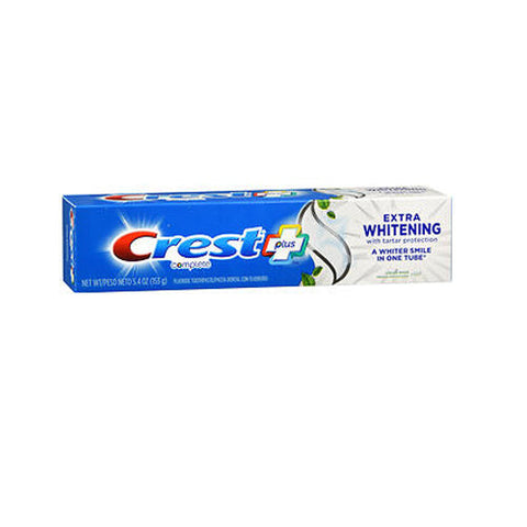 Crest, Complete Toothpaste Extra Whitening With Tartar Protection Clean Mint, 5.4 Oz Crest