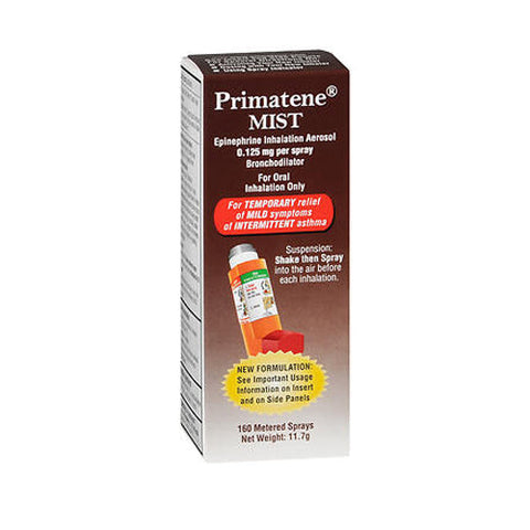 Primatene, Mist Epinephrine Inhalation Aerosol Bronchodilator Spray, 11.7 Grams Primatene