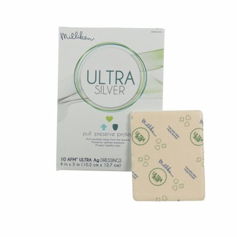 Milliken, Silver Foam Dressing 4 X 4 Inch, 10 Count Milliken
