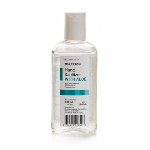 McKesson, Hand Sanitizer with Aloe McKesson 4 oz. Ethyl Alcohol Gel Bottle, Count of 24 McKesson