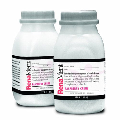 Medtrition, Oral Supplement RenaMent Raspberry Cream Flavor 4 oz. Container Bottle Ready to Use, Count of 24 Medtrition