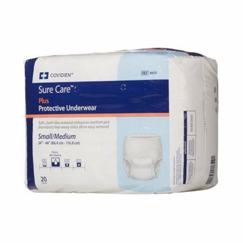 Unisex Adult Absorbent Underwear Count of 20 by Cardinal