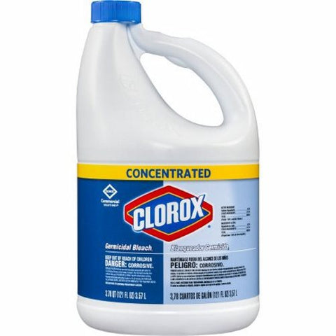 Clorox, Bleach CloroxPro Germicidal Liquid Concentrate Jug Chlorine Scent NonSterile, 121 Oz Clorox