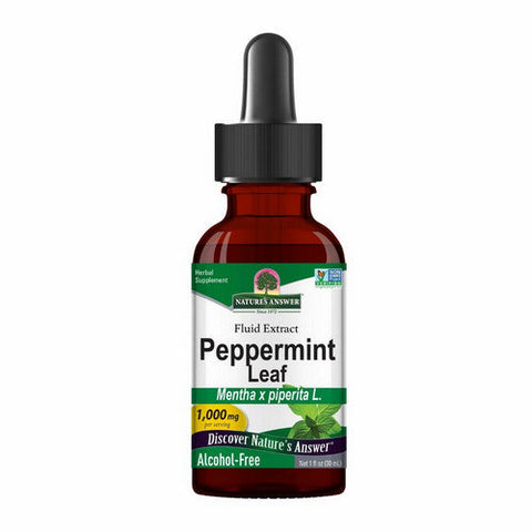 Nature's Answer, Peppermint Leaf Alcohol Free, 1000 Mg, 1 Oz Nature's Answer