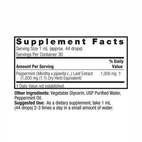 Nature's Answer, Peppermint Leaf Alcohol Free, 1000 Mg, 1 Oz Nature's Answer