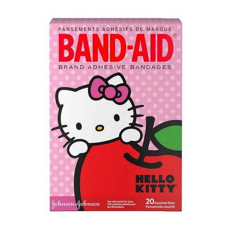 Band-Aid, Adhesive Bandages Assorted Sizes Hello Kitty, Box Of 20 Band-Aid