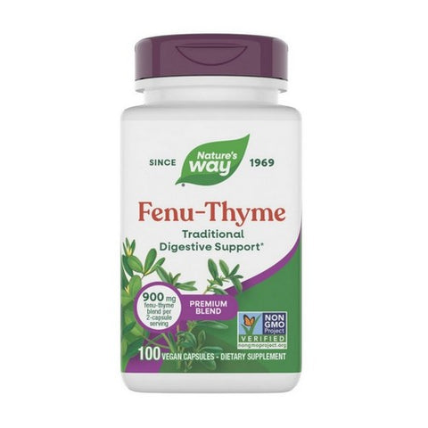 Fenu Thyme Premium Blend 100 Veg Caps by Nature's Way