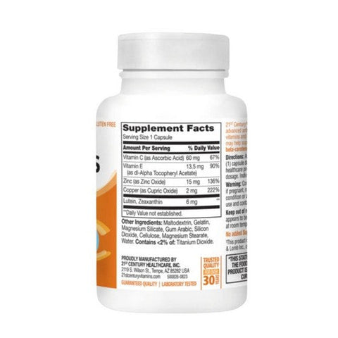 21st Century, Healthy Eyes Lutein, 60 Caps