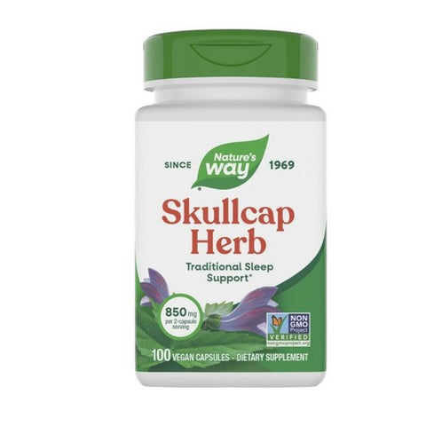 Skullcap Herb 100 Veg Caps by Nature's Way