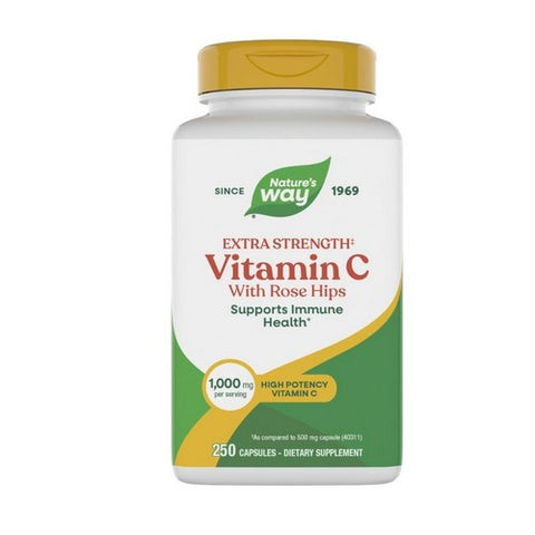 Vitamin C with Rose Hips Extra Strength 250 Caps by Nature's Way