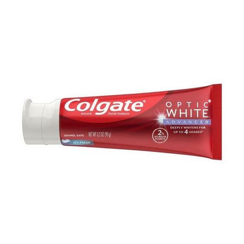Colgate, Optic White Icy Cool Fresh Anticavity Fluoride Toothpaste Fresh Mint, 3.2 Oz Colgate