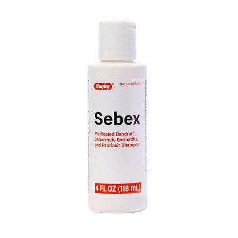 Rugby, Sebex Liquid Medicated Dandruff Shampoo, 4 Oz Rugby