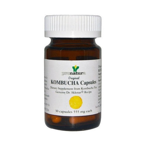 Pronatura, Kombucha Capsules, 555 Mg, 30 Caps