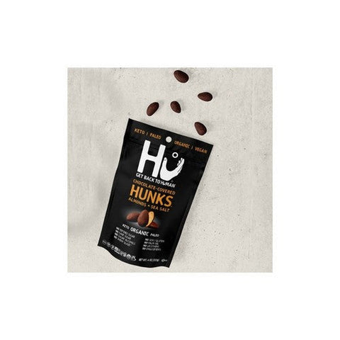 Hu, Choc Hunks Almnd Sea Slt, 4 Oz(Case Of 6) Hu