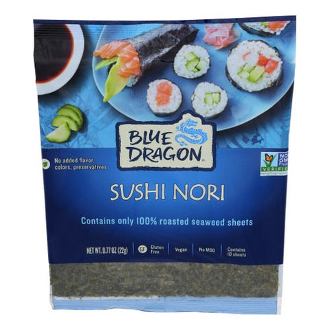 Blue Dragon, Nori Wrapper Sushi, Case of 10 X 0.77 Oz Blue Dragon
