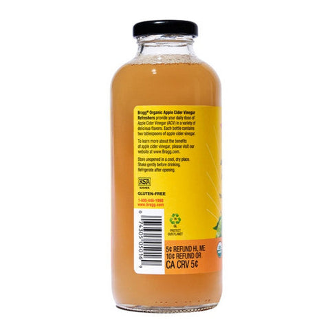 Bragg, Bev Apple Cider Vngr&Hny, 16 Oz(Case Of 12) Bragg