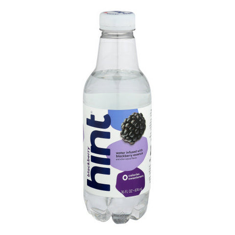 Hint, Unsweet Water Blackberry, Case of 12 X 16 Oz