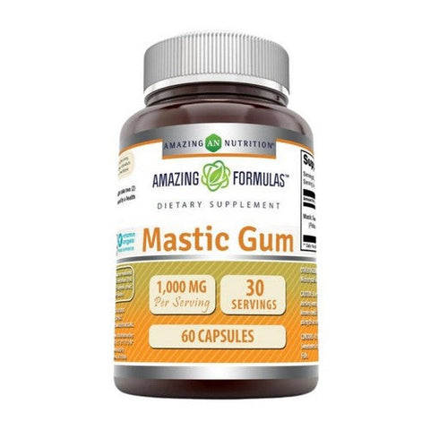Amazing Nutrition, Amazing Formulas Mastic Gum, 1000 mg, 60 Caps Amazing Nutrition